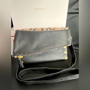 NWOT Hammitt *Dillon Medium-Domino Snake/Black BG